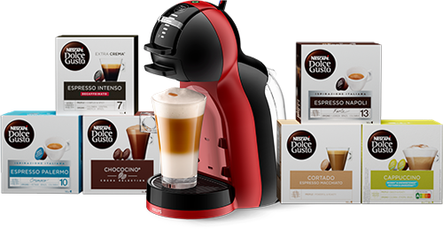 Výhodné sety kávovarov a kapsúl NESCAFÉ® Dolce Gusto® header image