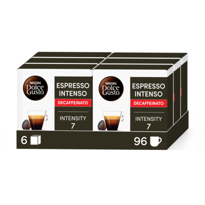 Výhodné balení Espresso Intenso Decaffeinato - 96 kapslí