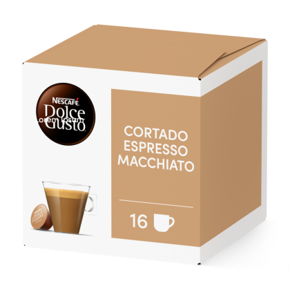 Pack of 16 CORTADO NESCAF&radic;&acirc;&not;&AElig; Dolce Gusto&not;&AElig; coffee pods