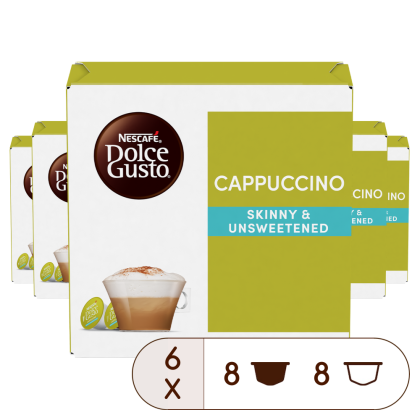 Cappuccino Skinny & Unsweetened - 96 kapsúl , od Nescafé Dolce Gusto 0