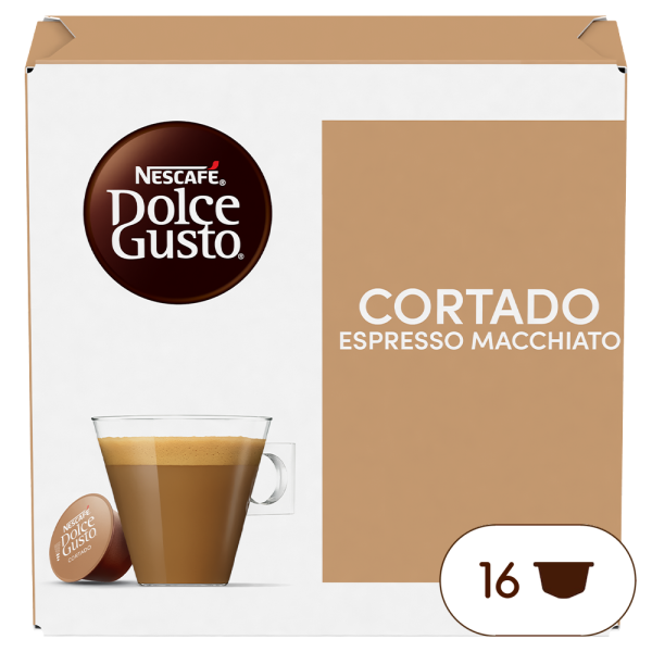 Pack of 16 CORTADO NESCAF√â¬Æ Dolce Gusto¬Æ coffee pods