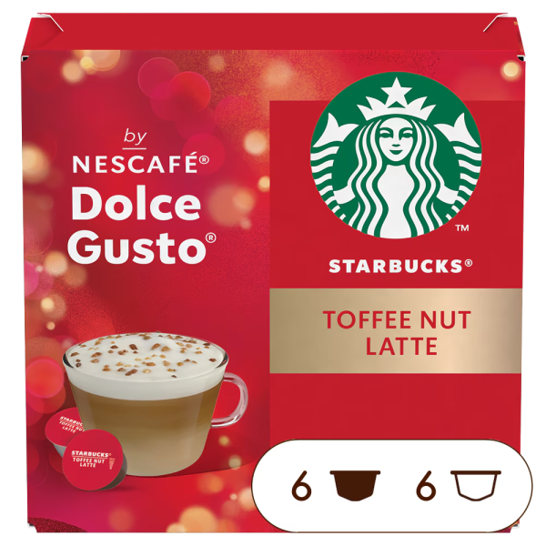 STARBUCKS® TOFFEE NUT LATTE by NESCAFÉ DOLCE GUSTO® , od Nescafé Dolce Gusto 0