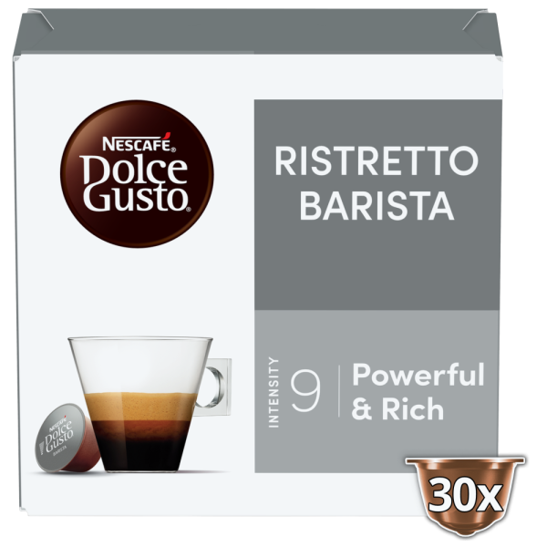 Pack of 30 RISTRETTO BARISTA XL (30 KAPSÚL) NESCAF√â¬Æ Dolce Gusto¬Æ coffee pods