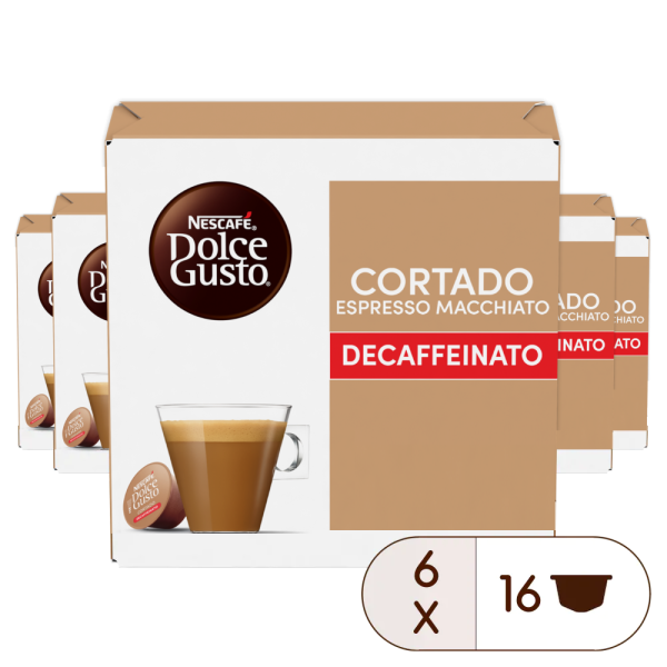 Výhodné balení Cortado Decaffeinato - 96 kapslí