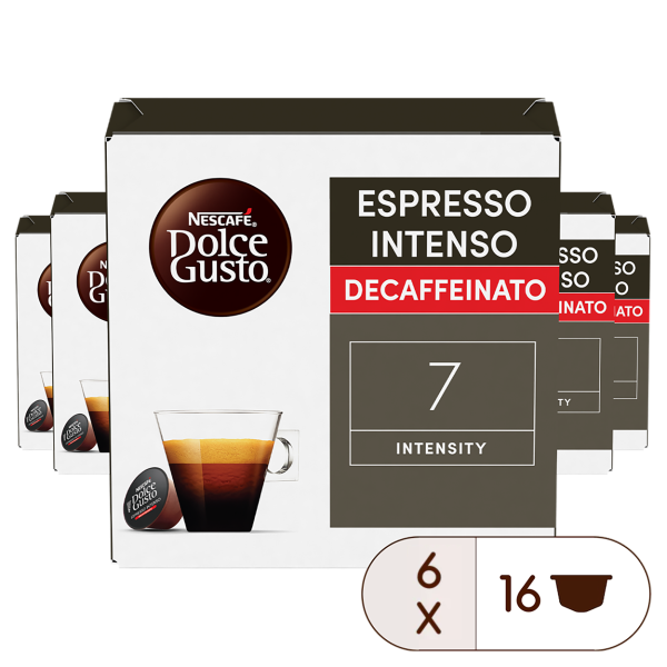 Výhodné balení Espresso Intenso Decaffeinato - 96 kapslí