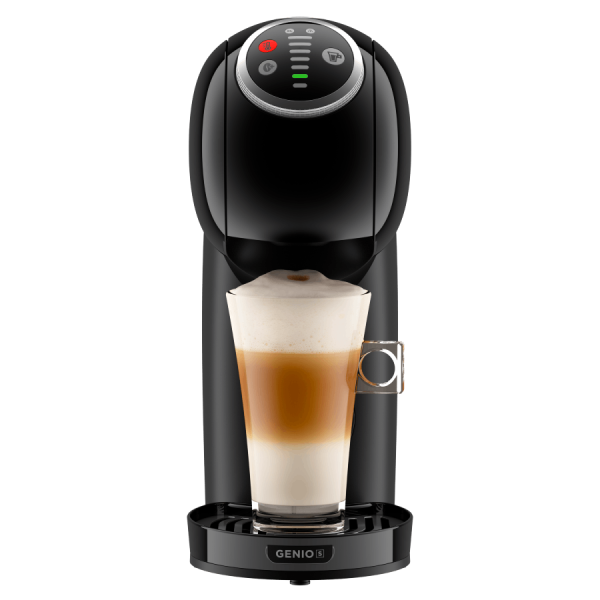 Pohľad spredu GENIO S PLUS AUTOMATICKÝ KAPSULOVÝ KÁVOVAR ČIERNY KRUPS® Kávovar NESCAFÉ® Dolce Gusto®