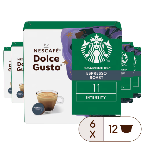 Výhodné balení STARBUCKS Espresso Roast - 72 kapslí