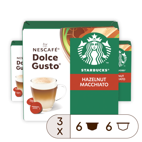 Výhodné balenie STARBUCKS Hazelnut Macchiato - 48 kapsúl