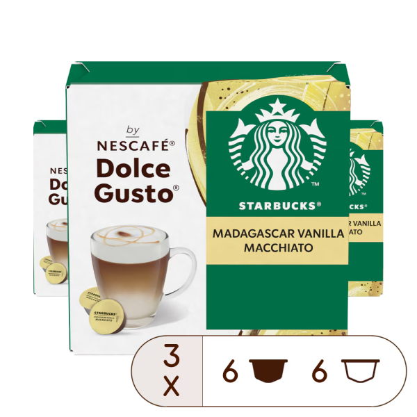 Výhodné balení STARBUCKS Vanilla Macchiato - 96 kapslí 0