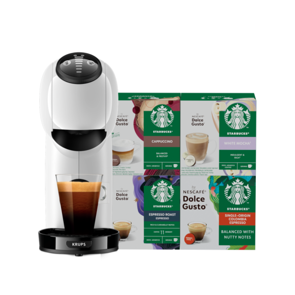 Výhodný set Genio S biely + 4x Starbucks® kapsule, od Nescafé Dolce Gusto -1