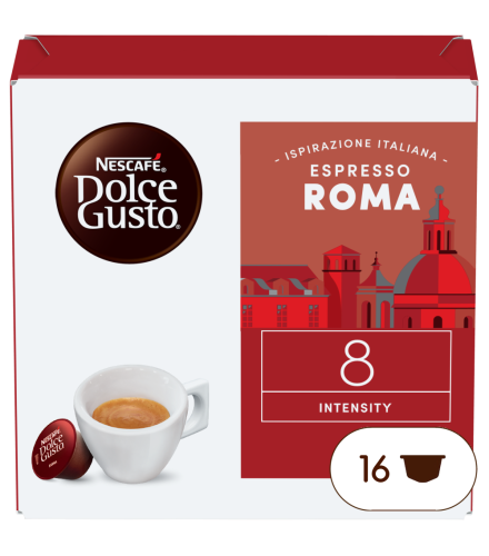 Pack of 16 Espresso Roma NESCAF√â¬Æ Dolce Gusto¬Æ coffee pods