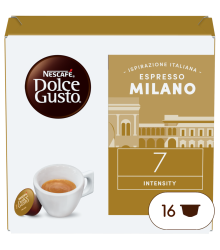 Pack of 16 Espresso Milano NESCAF√â¬Æ Dolce Gusto¬Æ coffee pods