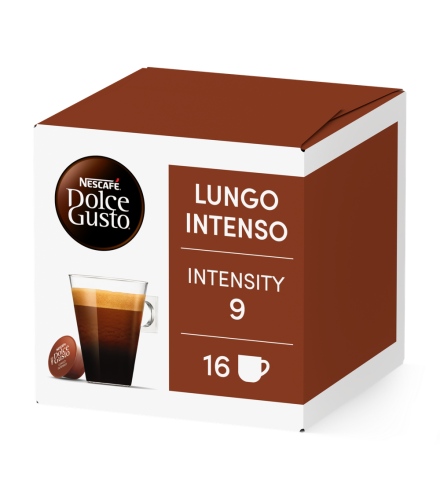 Pack of 16 Lungo Intenso NESCAF&radic;&acirc;&not;&AElig; Dolce Gusto&not;&AElig; coffee pods