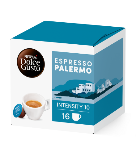 Pack of 16 ESPRESSO PALERMO NESCAF&radic;&acirc;&not;&AElig; Dolce Gusto&not;&AElig; coffee pods