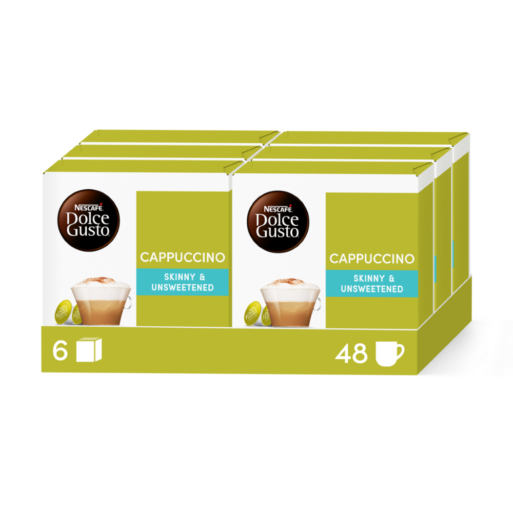 Cappuccino Skinny & Unsweetened - 96 kapsúl , od Nescafé Dolce Gusto 0