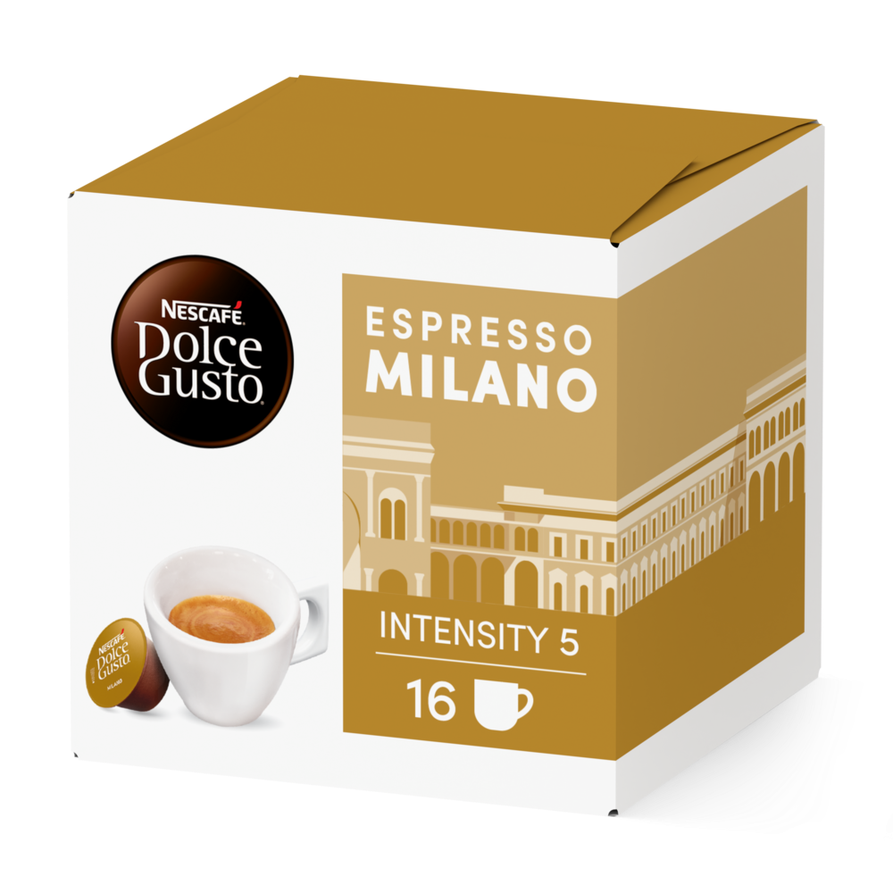 Pack of 16 Espresso Milano NESCAF√â¬Æ Dolce Gusto¬Æ coffee pods