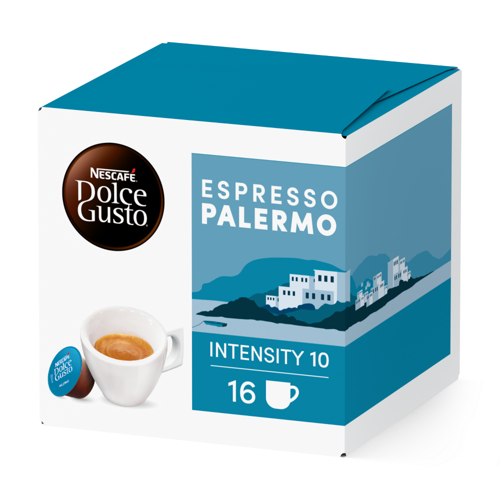 Pack of 16 ESPRESSO PALERMO NESCAF√â¬Æ Dolce Gusto¬Æ coffee pods