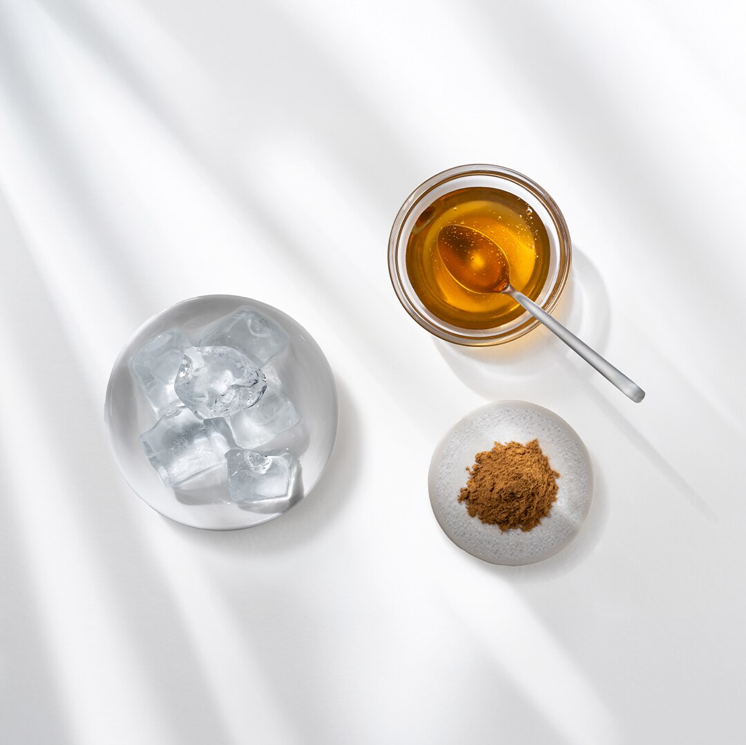 Ingrediencie potrebné pre recept Iced Honey Cappuccino