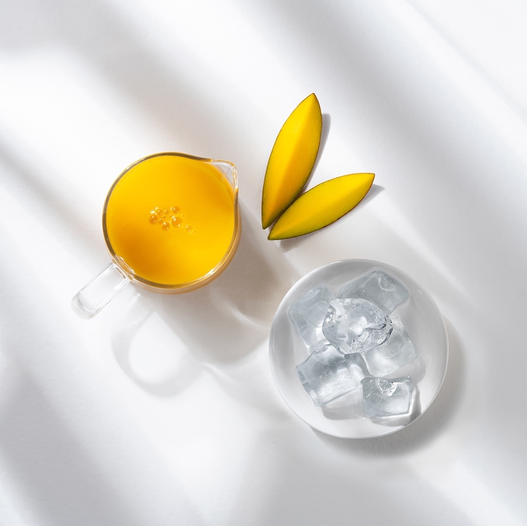 Ingrediencie potrebné pre recept na Iced Mango Grande Coffee