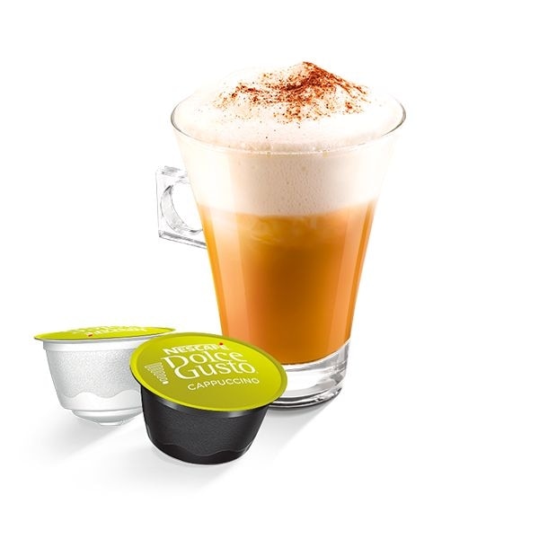 Cappuccino coffee capsule