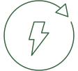 ikona obnoviteľnej elektrickej energie